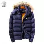 shopping en ligne versace doudoune zippee fur collar casual